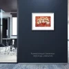 Orange Flowers on Canvas - Image 2